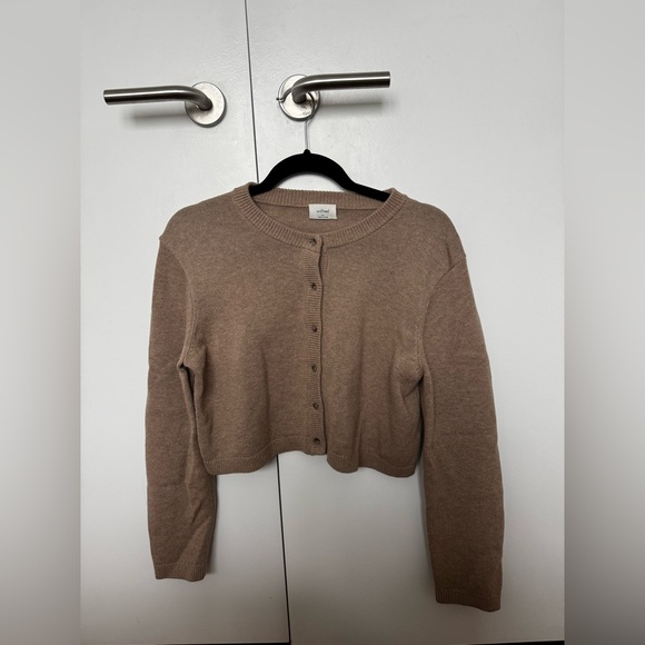 Aritzia Sicily Cardigan | Size: XS | Color: Oatmeal - Picture 4 of 5